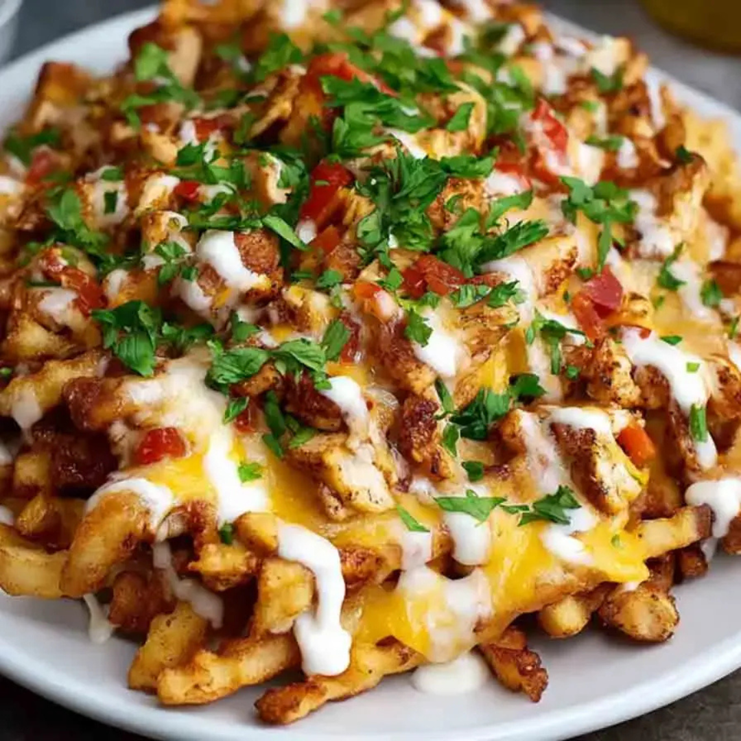 CHICKEN LORDED FRIES